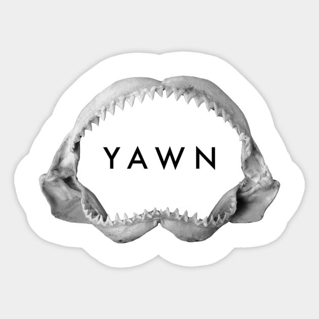 yawn Sticker by Little Rabbit